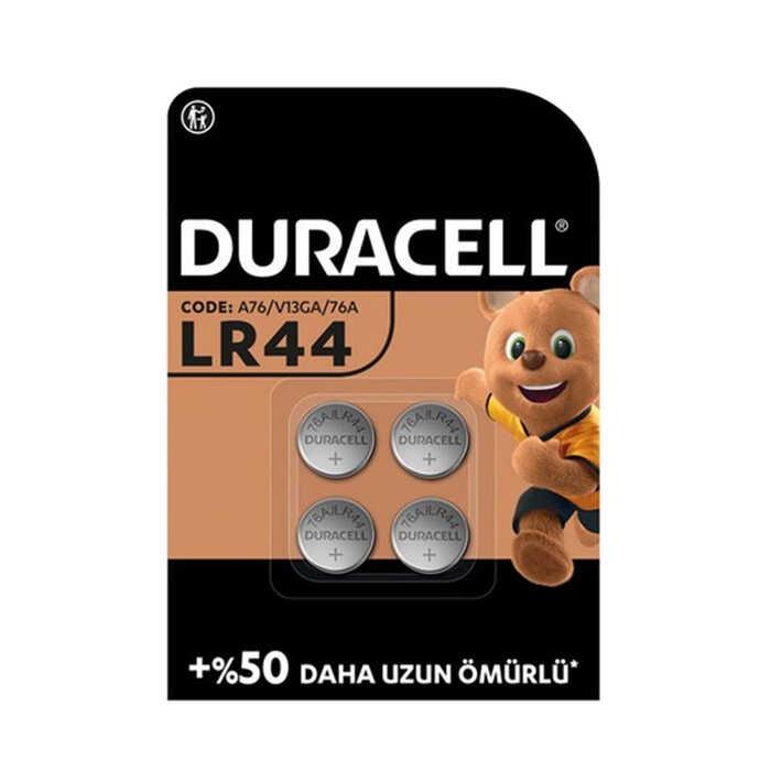 DURACELL LR44/AG13 ALKALİN PİL 4LÜ - 82,28 TL + KDV