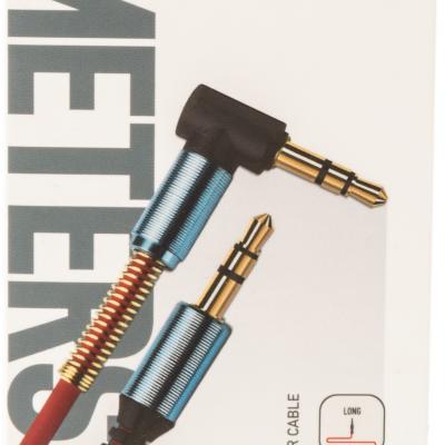 Powerway Ax05 L Tip Yaylı 2 Metre 3.5mm Aux Kablosu