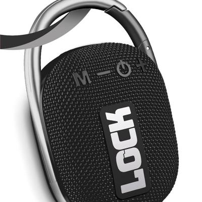 Powerway Lock Siyah Taşınabilir Bluetooth Hoparlör Ses Bombası Kilit Özellikli Yüksek Ses Gücü