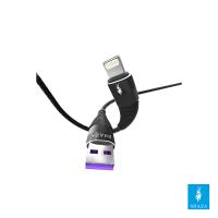 Shaza Apple İphone Lightning 5a 100 W Örgülü Hızlı Şarj Ve Data Kablosu 2 Metre