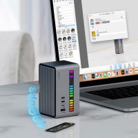 Shaza Hagibis Type-c Dock İstasyonu M2 Ssd, Rj45 Ethernet, Usb 3.1, Pd 100w, 4k Hdmı Dönüştürücü Hub Adaptör Tüm Cihazlarla Uyumlu