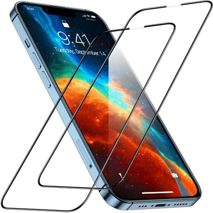 Shaza Iphone 14 Pro Max Full Screen (tam Kaplayan) Ekran Koruyucu Cam