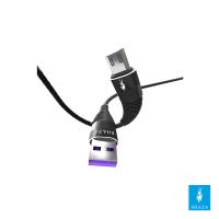 Shaza Usb Micro 5a 100w Örgülü Hızlı Şarj Ve Data Kablosu 3 Metre