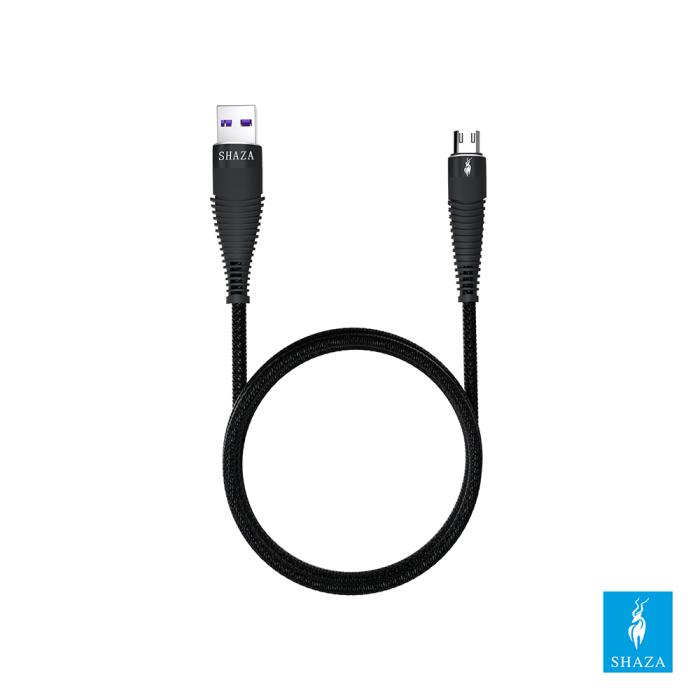 Shaza Usb Micro 5a 100w Örgülü Hızlı Şarj Ve Data Kablosu 3 Metre
