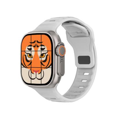 Shaza Watch 8 Ultra Dt No:1 49mm Nfc Tansiyon Oksijen Nabız Ölçer Uyku Takibi İos Android Uyumlu Akıllı Saat Gri-gri