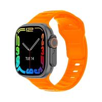 Shaza Watch 8 Ultra Dt No:1 49mm Nfc Tansiyon Oksijen Nabız Ölçer Uyku Takibi İos Android Uyumlu Akıllı Saat Siyah-turuncu