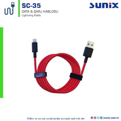 Sunix Sc35 Lightning 5 Amper 1 Metre Şarj & Data Kablosu