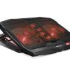Addison Rampage AD-RC4 Siyah 2*125mm+2*70mm Işıklı Fan 15-17 Notebook Soğutucu Stand
