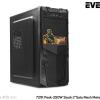 Everest 721K Peak-250W Siyah 2*Sata Mesh Metal Panel Kasa