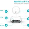 Everest DF-831W 2.0 MP HD Lens 2.8mm/3.6mm IP Smart Wifi Network TF Card Güvenlik Kamerası