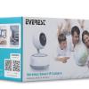 Everest DF-831W 2.0 MP HD Lens 2.8mm/3.6mm IP Smart Wifi Network TF Card Güvenlik Kamerası