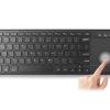 Everest EKW-155 Siyah ToucPad Mouse Q + Kablosuz Klavye