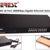 Everest GM-160G 16 Port 1000Mbps Gigabit Ethernet Switch Hub
