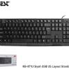 Everest KB-871U Siyah USB Q Standart Klavye
