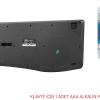 Everest KM-6017 Siyah Usb Kablosuz Q Multimedia Klavye + Mouse Set