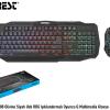 Everest KMX-86 Olivine Siyah Usb Gökkuşağı Zemin Aydınlatmalı Q Standart Klavye + Mouse Set