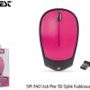 Everest SM-340 Usb Mor 3D Optik Süper Sessiz Alkalin Pilli Kablosuz Mouse