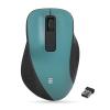 Everest SM-360 Usb Metalik Yeşil 3D Optik Süper Sessiz Alkalin Pil Kablosuz Mouse