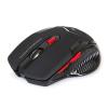 Everest SM-763 Kırmızı 6D 2400 Dpi 2.4 Ghz Siyah Usb Oyuncu Led Aydınlatmalı Kablosuz Mouse
