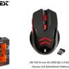 Everest SM-763 Kırmızı 6D 2400 Dpi 2.4 Ghz Siyah Usb Oyuncu Led Aydınlatmalı Kablosuz Mouse