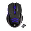 Everest SM-763 Mavi 6D 2400 Dpi 2.4 Ghz Siyah Usb Oyuncu Led Aydınlatmalı Kablosuz Mouse