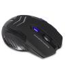 Everest SM-763 Mavi 6D 2400 Dpi 2.4 Ghz Siyah Usb Oyuncu Led Aydınlatmalı Kablosuz Mouse