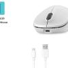 Everest SM-RC7 Usb Beyaz Şarj Edilebilir Kablosuz Mouse