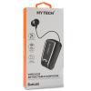 Hytech HY-XBK80 Mobil Telefon Uyumlu Makaralı Siyah Bluetooth Kulaklık