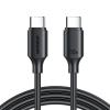 JOYROOM S-CC060A9 60W TYPE C-TYPE C 0.25M-BLACK