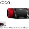 Mikado MD-30BT Bluetooth Stand Speaker Siyah SD Kart + FM Destekli