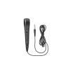 Mikado MD-45BT 3.7v1800mah Siyah Kablolu Mikrofon Toplantı Anfisi Bluetooth/USB/TF/FM/Led Işıklı