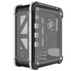 Rampage CASTLE Siyah/Kırmızı 4*12cm RGB Fan 2*Usb3.0 + Kart Okuyucu + Led Şeritli Temper Glass Çelik Gövdeli Oyuncu Kasa