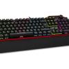 Rampage Hydra R6 Full Color RGB LED Gaming Pro Blue Switch Aluminyum Kaplama Multimedia Mekanik Klavye