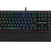 Rampage HYDRA R6 PLUS Full RGB Usb + Audio Portlu Aluminyum Kaplama Mavi Switch Gaming Mekanik Klavye
