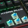 Rampage HYDRA R6 PLUS Full RGB Usb + Audio Portlu Aluminyum Kaplama Mavi Switch Gaming Mekanik Klavye