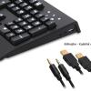 Rampage KB-R12 TURRET Siyah USB Beyaz Aydınlatmalı Makrolu Q Mekanik Gaming Klavye