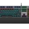 Rampage KB-R28 BLADE PLUS Siyah/Gümüş Gökkuşağı Aydınlatmalı Tam Türkçe Blue Switch Mekanik Gaming Klavye