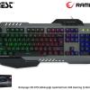 Rampage KB-R79 Gökkuşağı Aydınlatmalı USB Gaming Q Multimedia Klavye