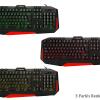 Rampage KB-RX7 ALPOR Gri USB 3 Renk Aydınlatmalı Q Gaming Klavye