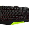 Rampage KB-RX7 ALPOR Yeşil USB 3 Renk Aydınlatmalı Q Gaming Klavye
