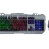 Rampage KM-RX8 Metal Kasa Rainbow Işıklı Q Oyuncu Multmedia Klavye ve Mouse Set