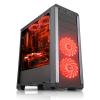 Rampage Pulsar V1 2*Usb3.0+ 2* USB 2,0 + 2*12cm Led +1*12CM RED Fan Pencereli Oyun Kasa