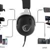 Rampage R81 CHAMPION Siyah 7.1 Surround Sound System Mikrofonlu Oyuncu Kulaklığı