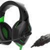 Rampage RM-K7 MAGNIFIC Siyah/Yeşil 7.1 Surround Sound System USB Mikrofonlu Oyuncu Kulaklığı