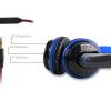Rampage SN-RBT7 MicroSD Kart Destekli Oyuncu Mavi Bluetooth Kulaklık