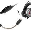 Rampage SN-RW6 Raptor Gümüş/siyah 7.1 Surround Sound System Titresimli Gaming Mikrofonlu Kulaklık