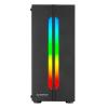 Rampage SPECTRA Tempered Glass Rainbow Fan ve Ledli 1*Usb 3.0 + 2* Usb 2.0 Gaming Kasa