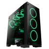 Rampage TEMPER PRO Siyah 120*3 RGB Ön 120*1 Arka Fan Kasa