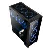 Rampage TEMPER PRO Siyah 120*3 RGB Ön 120*1 Arka Fan Kasa