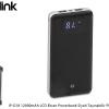 S-link IP-G18 12000mAh LCD Ekran Powerbank Siyah Taşınabilir Pil Şarj Cihazı